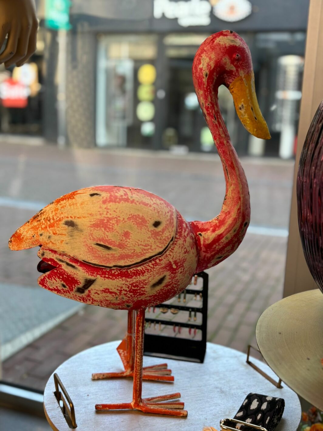 Deco flamingo groot