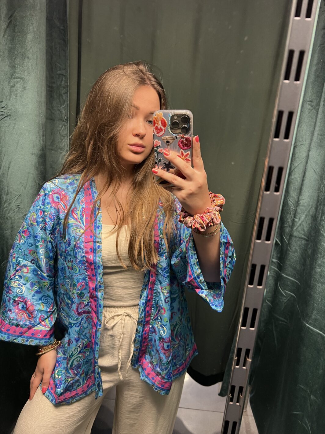 Kimono blauw - Afbeelding 2