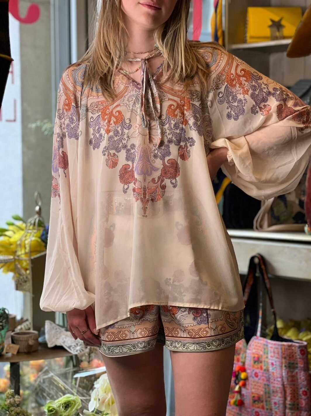 Blouse crème