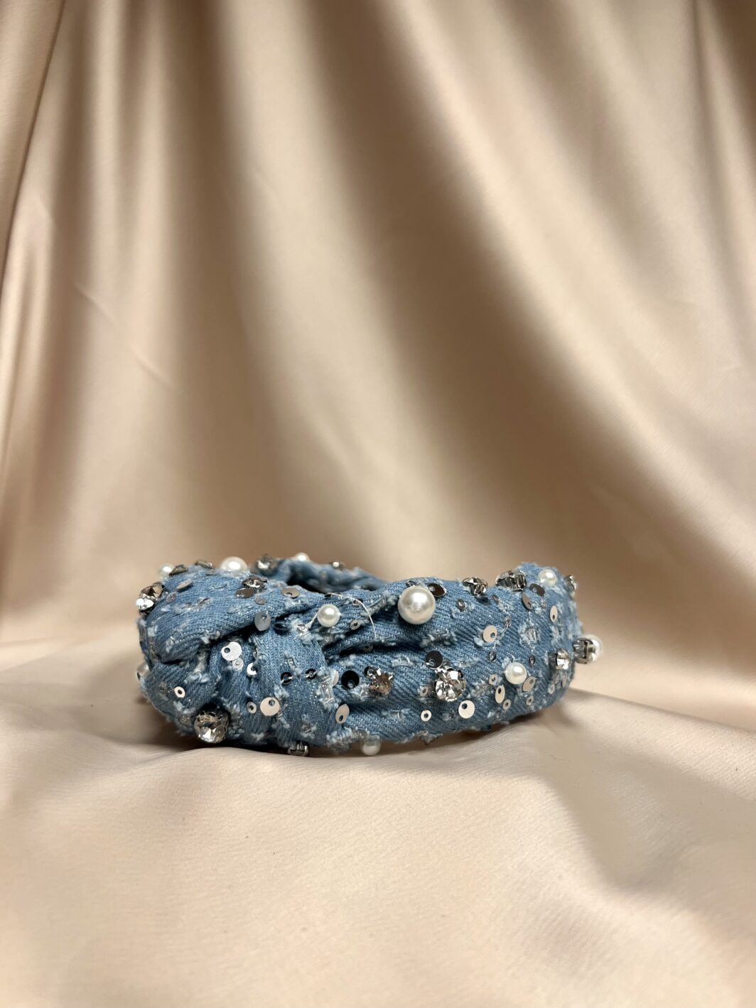 Haarband denim - Afbeelding 3