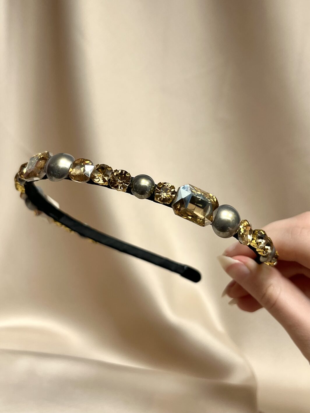 Haarband steentjes
