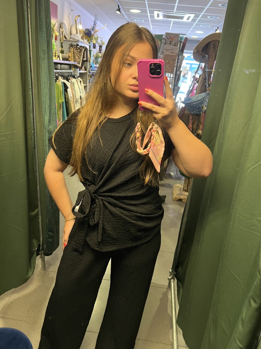 Zwarte broek stretch