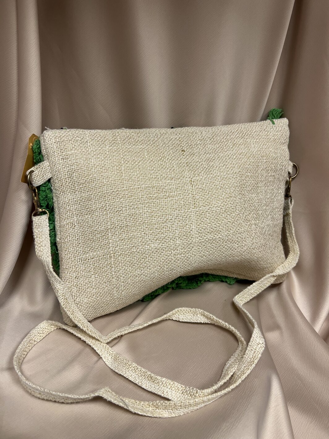 Groen tasje schelpen - Afbeelding 2