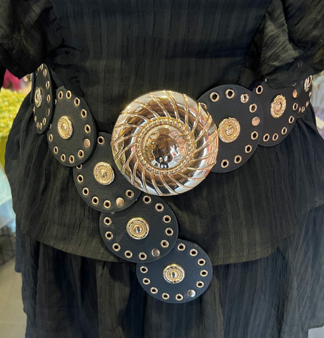 Boho riem zwart