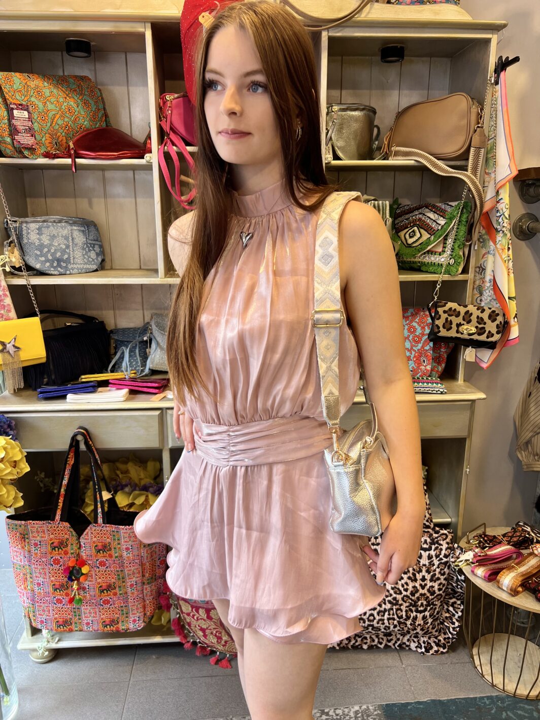 Pink playsuit