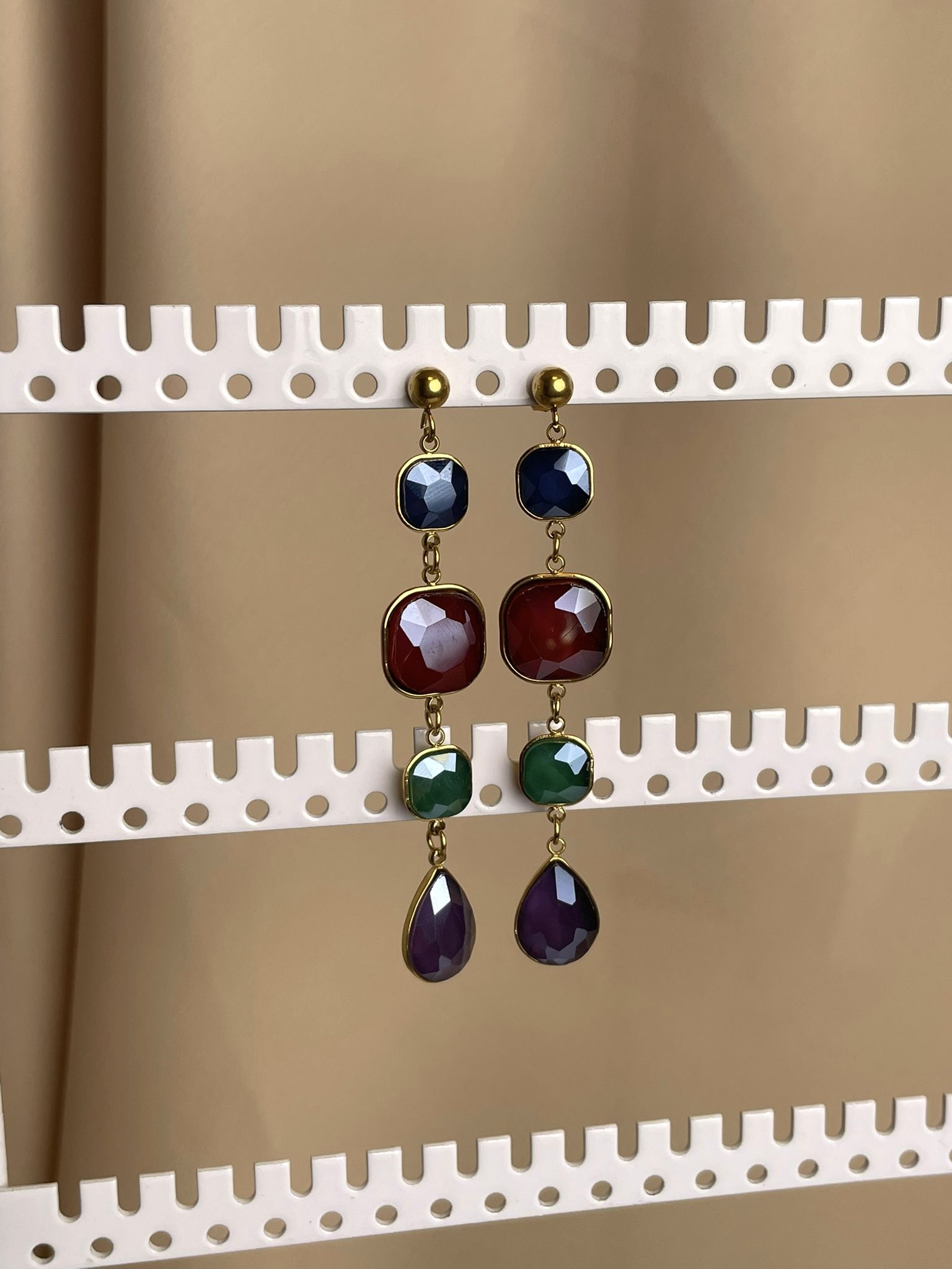 Earrings fall colors